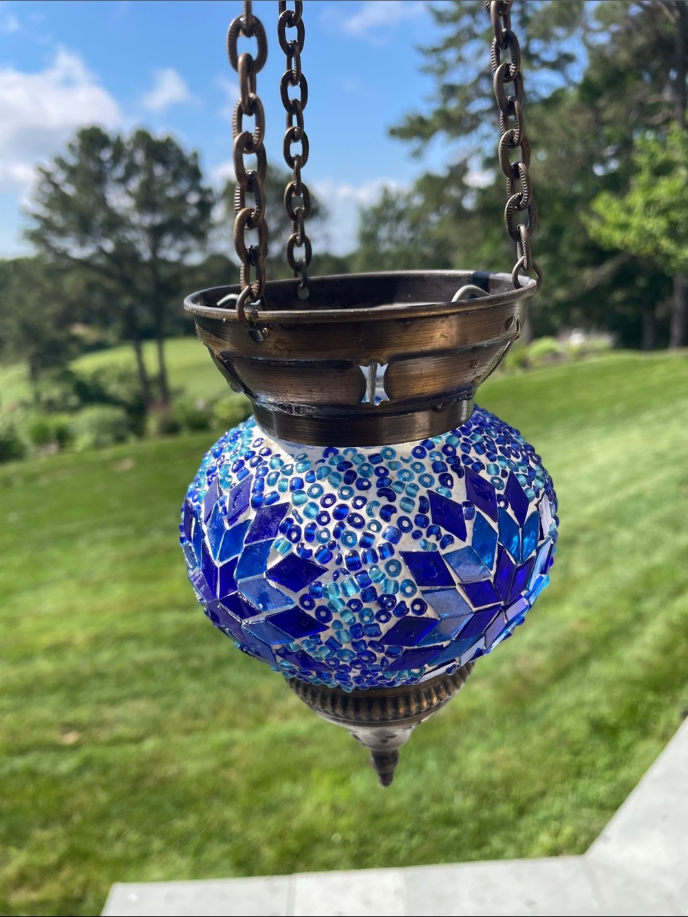Turkish Moroccan Mosaic candle holder lantern
